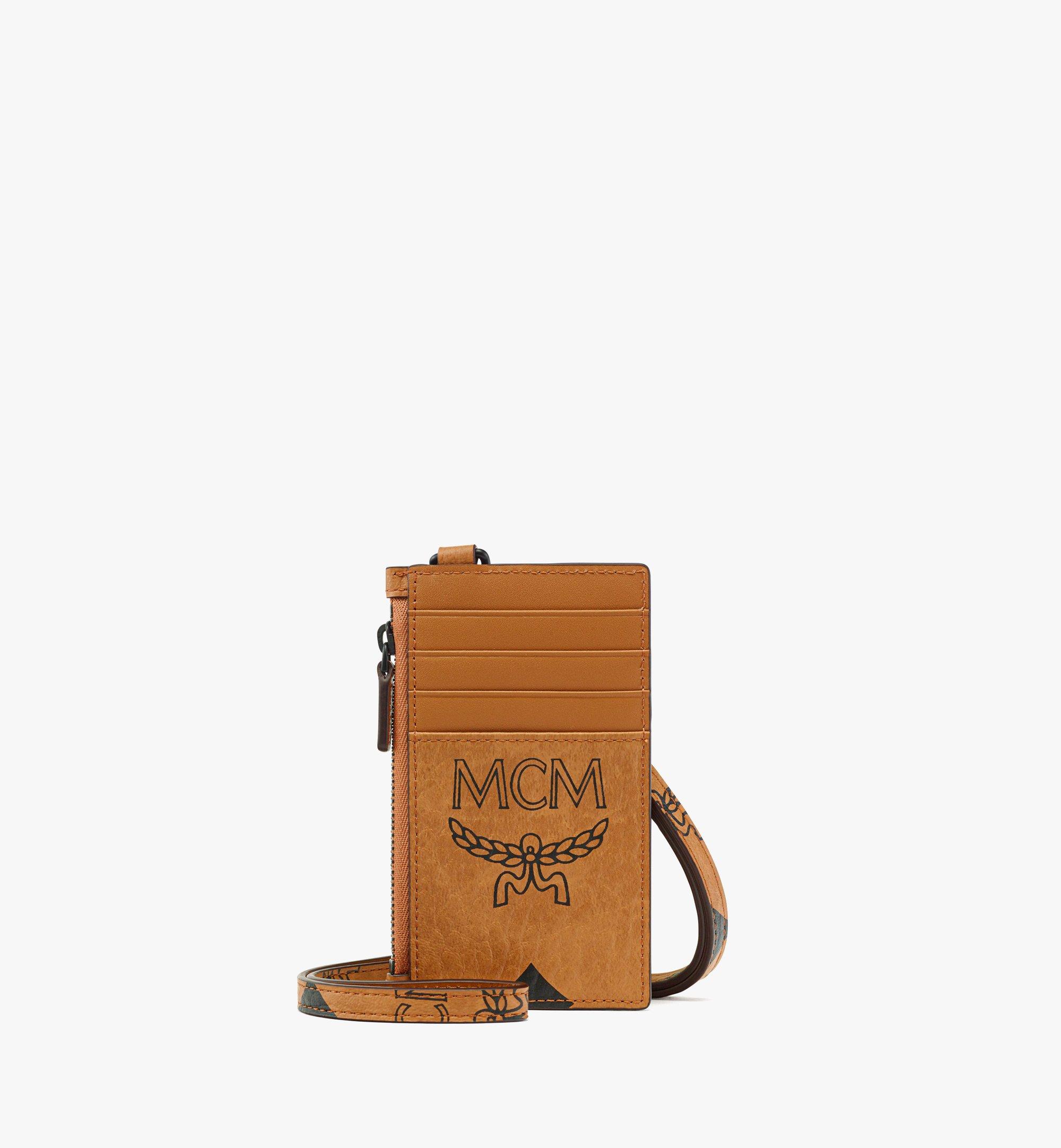 Mcm card discount holder blue